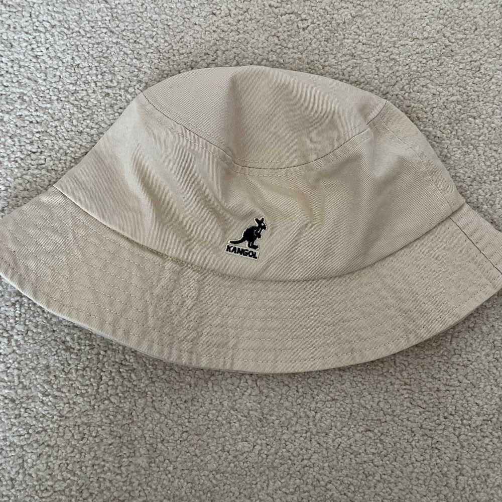 Kangol Beige Bucket Hat